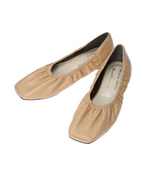 earth music&ecology(アースミュージックアンドエコロジー)の「ORiental TRaffic ギャザーパンプス(シューズ・ブラック/ベージュ/ミント・S/M/L)」の12枚目の写真