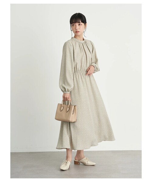 earth music&ecology（アースミュージックアンドエコロジー）の「ORiental TRaffic レースアップスリッパ（シューズ・アイボリー/ブラック・S/M/L）」の4枚目の写真