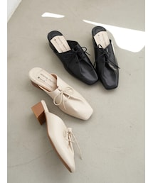 earth music&ecology | ORiental TRaffic レースアップスリッパ(シューズ)