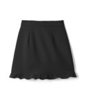 GRL | インパン裏地付きフリルヘム台形ミニスカート(裙子)