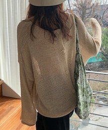 DHOLIC STYLE | [crushj] 2WAYロングニットカーディガン(カーディガン/ボレロ)