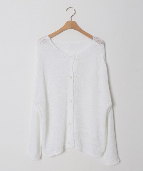 DHOLIC STYLE（ディーホリックスタイル）の「[crushj] 2WAYロングニットカーディガン（カーディガン/ボレロ・レディース・ベージュ/ブルー/ホワイト/ブラウン/ブラック/その他・FREE）」の2枚目の写真