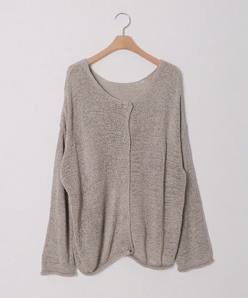 DHOLIC STYLE（ディーホリックスタイル）の「[crushj] 2WAYロングニットカーディガン（カーディガン/ボレロ・レディース・ベージュ/ブルー/ホワイト/ブラウン/ブラック/その他・FREE）」の6枚目の写真