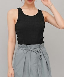 DHOLIC | プリーツノースリーブ・全4色(タンクトップ)