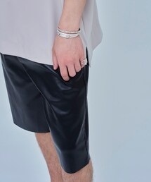 UNITED TOKYO | サスティナブルレザーショートパンツ(その他パンツ)