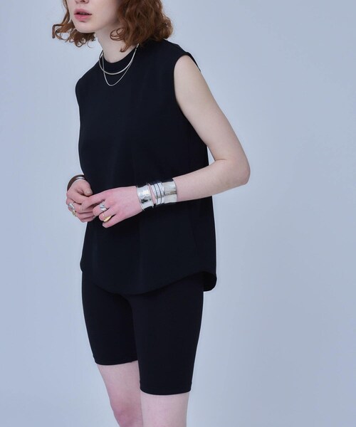 UNITED TOKYO（ユナイテッドトウキョウ）の「テクノラマノースリーブ（Tシャツ/カットソー・レディース・O.WHT/BLK/BGE/TAN/KHK・FREE）」の2枚目の写真