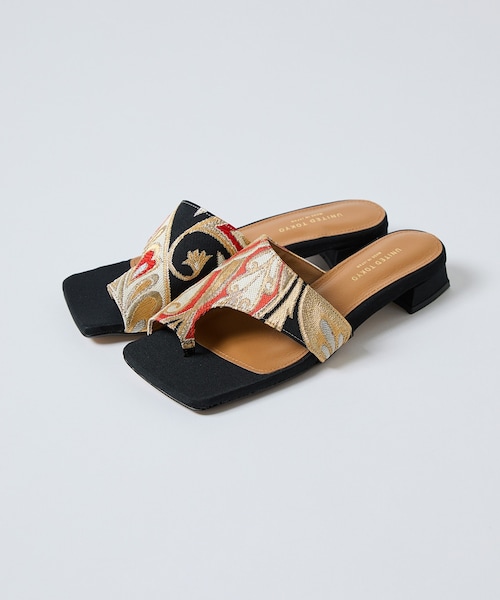 UNITED TOKYO（ユナイテッドトウキョウ）の「OBIスクエアアシメサンダル（その他シューズ・レディース・MULTI・1/2）」の2枚目の写真