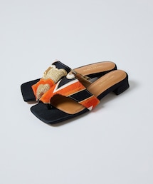 OBIスクエアアシメサンダル