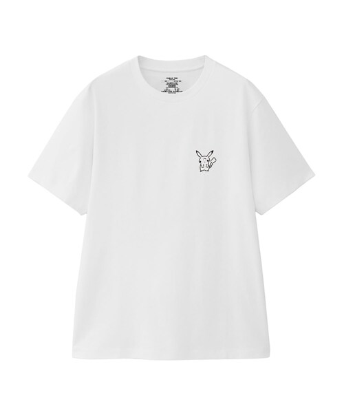 PUBLICTOKYO ピカチュウ Tシャツ PUBLIC TOKYO（パブリックトウキョウ）の「ピカチュウ①刺繍 TEE