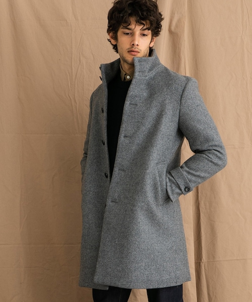 【PUBLIC　TOKYO】スーパー120スタンドコート　SIZE3 PUBLIC TOKYO】スーパー120スタンドコート SIZE3 PUBLIC TOKYO