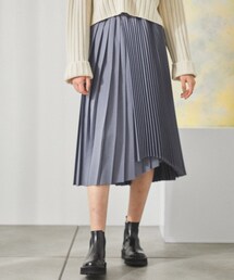 public tokyo ユニフォームプリーツスカート ウーステッドプリーツラップスカート（スカート）｜PUBLIC TOKYO