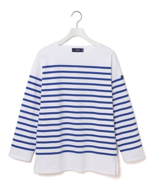 ADAM ET ROPE'(アダムエロペ)の「【SAINT JAMES】NAVAL(トップス・レディース・ホワイト系3/ブラック・1)」の2枚目の写真