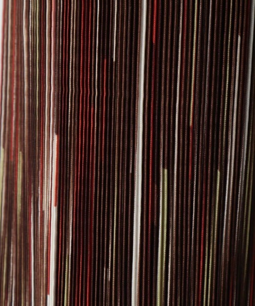 LOWRYS FARM（ローリーズファーム）の「ｓｅｌｆｃｕｔシャイニー柄パンツ（パンツ・アイボリー/チャコール/ブラウン・F）」の14枚目の写真