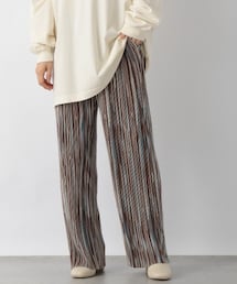 LOWRYS FARM | ｓｅｌｆｃｕｔシャイニー柄パンツ(パンツ)