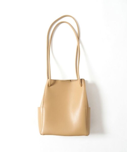 Crisp yours（クリスプユアーズ）の「ポーチセットスクエアバッグ[y3k200b]（ハンドバッグ・レディース・ベージュ/ブラック/ブラウン・FREE）」の6枚目の写真