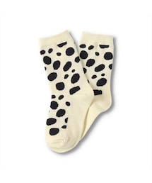 BRANSHES | ダルメシアン／レオパード柄クルーソックス(ソックス/靴下)