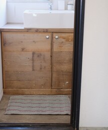【amabro】MIXED WEAVING RUG (Entrance)