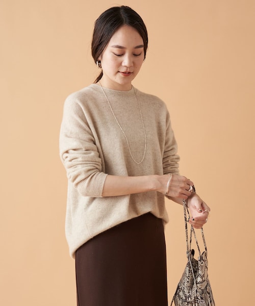 LOUNGEDRESS（ラウンジドレス）の「カシミヤ100クルーニット（ニット  