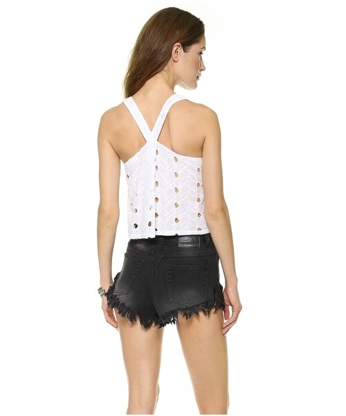 House Of Harlow1960（ハウスオブハーロウ）の「House of Harlow 1960 Sunny Tank Top（タンクトップ・レディース・White・L）」の5枚目の写真