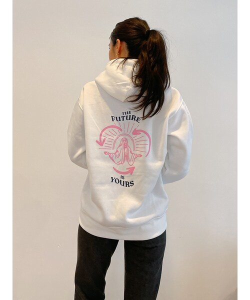 Vicente（ヴィセンテ）の「The future is yours sweat（スウェット・レディース・グレー/ホワイト/ブラック・F）」の2枚目の写真