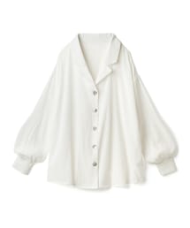 GRL | ビッグシェルボタンガーゼテーラードシャツ(シャツ/ブラウス)