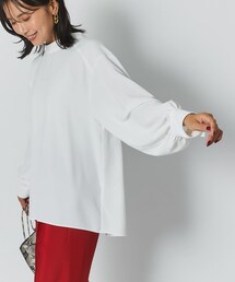 RIVE DROITE | 【ニュアンスのある表情が魅力の一枚】スタンドネックバックギャザーブラウス(シャツ/ブラウス)