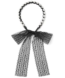 GRL | パールXレースリボンカチューシャ(カチューシャ)