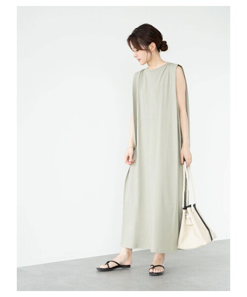 Green　Parks（グリーンパークス）の「・furry rate 3wayワンピース（ワンピース/ドレス・チャコールグレー/ブラック/オレンジ/ライトカーキ・F）」の20枚目の写真