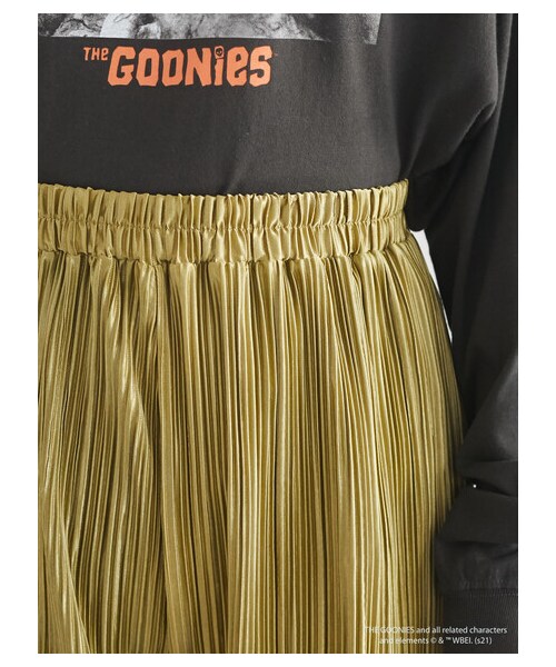 Green　Parks（グリーンパークス）の「・SUGAR SPOON サテンプリーツパンツ（パンツ・チャコールグレー/ブラック/モカ/グリーン・F）」の5枚目の写真