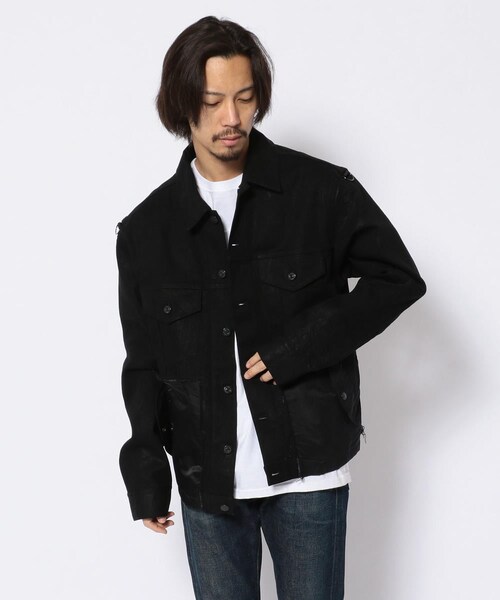 roar（ロアー）の「roarguns/ロアーガンズ/GB-05RF/リメイクデニムジャケット（ジャケット/アウター・メンズ・BLACK・2/3/4）」の2枚目の写真