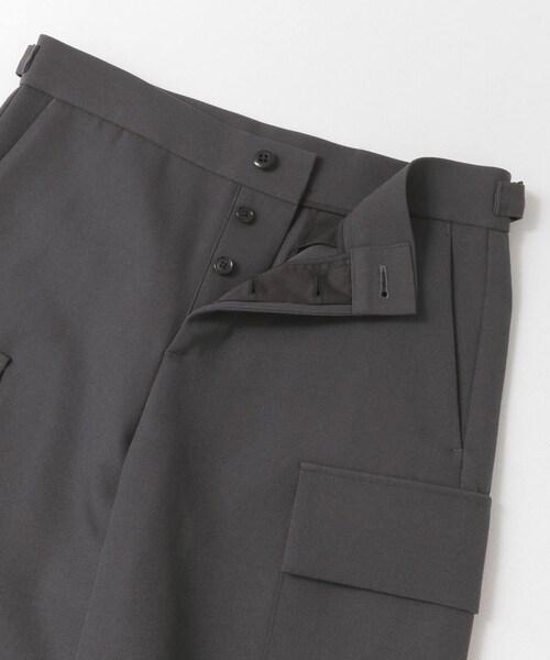 ATON BACK SATIN FIELD CARGO PANTS