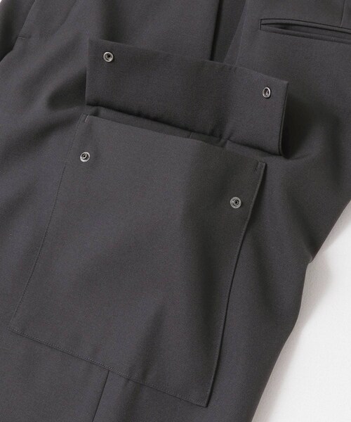 ATON BACK SATIN FIELD CARGO PANTS