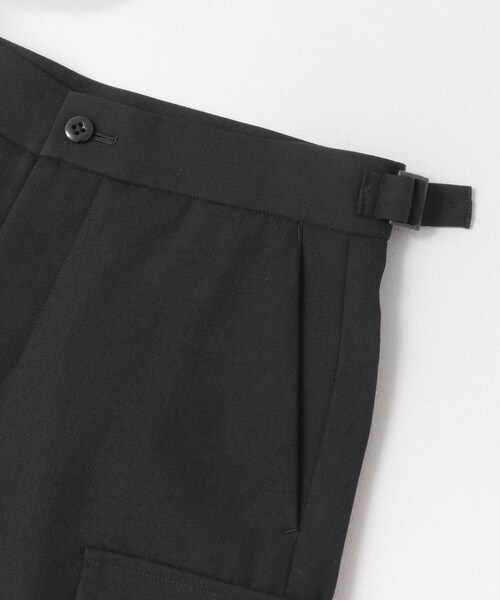 ATON BACK SATIN FIELD CARGO PANTS