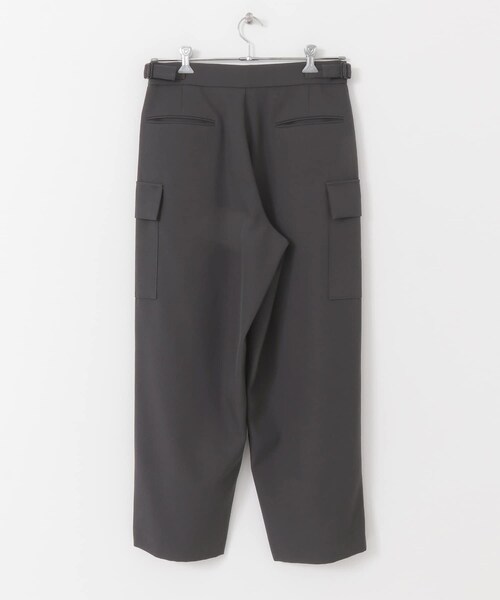 ATON BACK SATIN FIELD CARGO PANTS