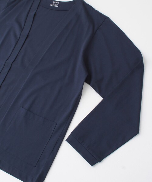 URBAN RESEARCH DOORS(アーバンリサーチドアーズ)の「ダブルシルケットカーディガン(その他・メンズ・Navy/L.Gray・38/40)」の5枚目の写真