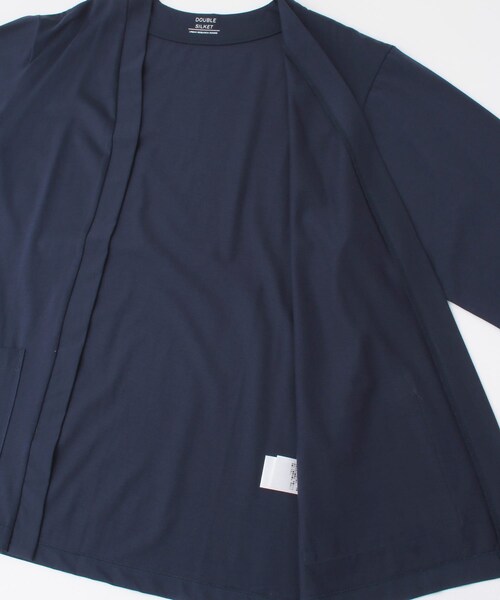 URBAN RESEARCH DOORS(アーバンリサーチドアーズ)の「ダブルシルケットカーディガン(その他・メンズ・Navy/L.Gray・38/40)」の6枚目の写真