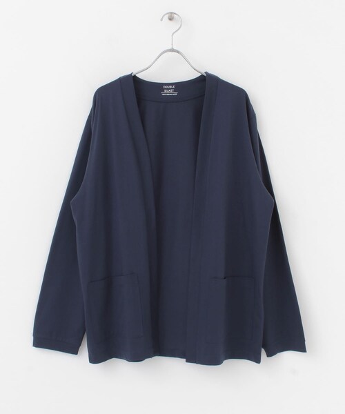 URBAN RESEARCH DOORS(アーバンリサーチドアーズ)の「ダブルシルケットカーディガン(その他・メンズ・Navy/L.Gray・38/40)」の4枚目の写真