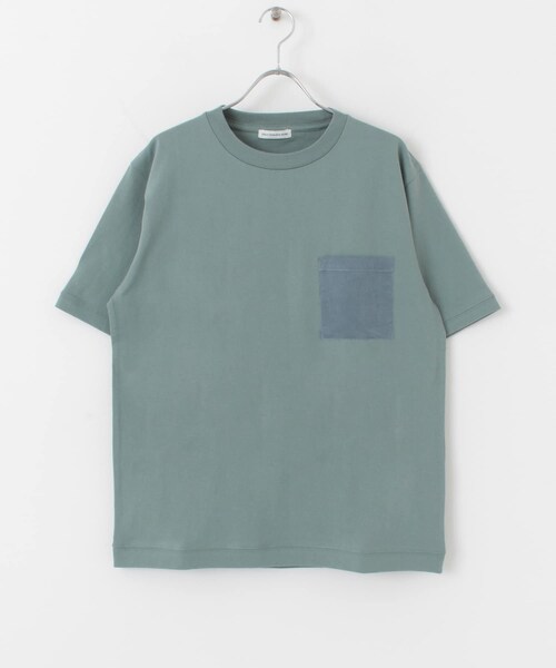URBAN RESEARCH DOORS（アーバンリサーチドアーズ）の「コーデュロイポケットTシャツ（その他・メンズ・Blue/White/Greige/Yellow・38/40）」の5枚目の写真