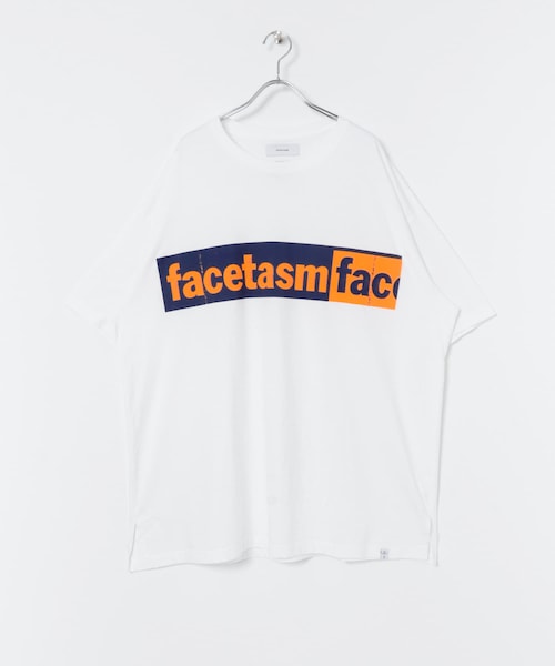 FACETASM LOGO PRINT BIG T-SHIRTS
