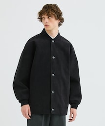 【レア美品】THE RERACS ウールポリエステルサイドスリットロングシャツ THE RERACS（ザ・リラクス）の「SIDE SLIT LONG SHIRT（）」 - WEAR
