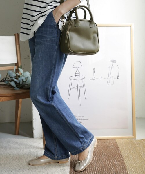 URBAN RESEARCH DOORS(アーバンリサーチドアーズ)の「デニムワイドパンツ(その他・レディース・INDIGO/ONE WASH・36/38/40)」の9枚目の写真