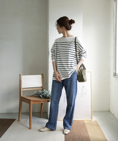 URBAN RESEARCH DOORS(アーバンリサーチドアーズ)の「デニムワイドパンツ(その他・レディース・INDIGO/ONE WASH・36/38/40)」の17枚目の写真