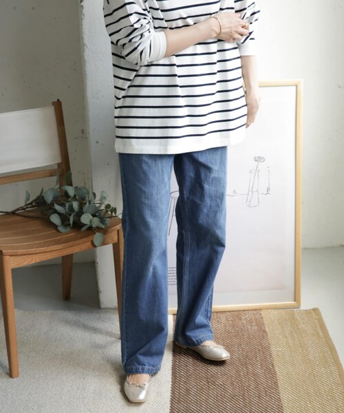 URBAN RESEARCH DOORS(アーバンリサーチドアーズ)の「デニムワイドパンツ(その他・レディース・INDIGO/ONE WASH・36/38/40)」の15枚目の写真