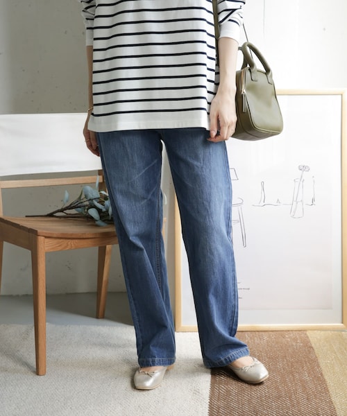 URBAN RESEARCH DOORS(アーバンリサーチドアーズ)の「デニムワイドパンツ(その他・レディース・INDIGO/ONE WASH・36/38/40)」の13枚目の写真