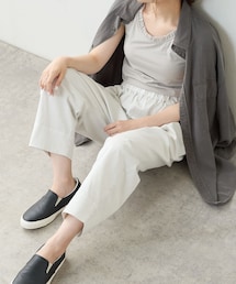 PUAL CE CIN | ストレッチワイドテーパードパンツ(その他パンツ)
