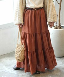 Crisp | クリンクルティアードスカート[c2R2904](スカート)