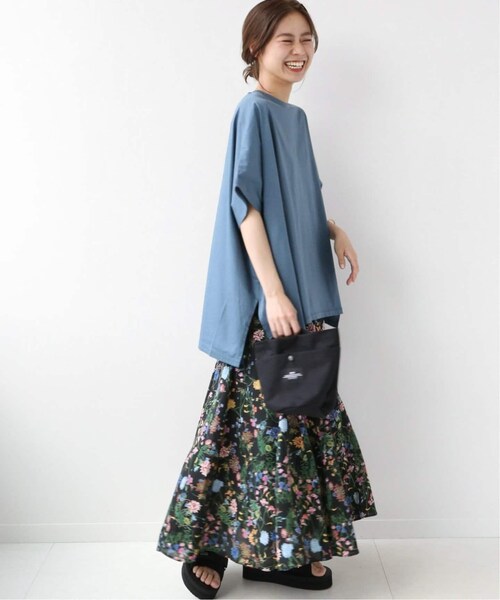 JOURNAL STANDARD relume(ジャーナルスタンダード レリューム)の「《追加予約2》ブラックフローラルマーメイドスカート◆(スカート・グリーン/(030)/フリー/在庫あり)」の5枚目の写真