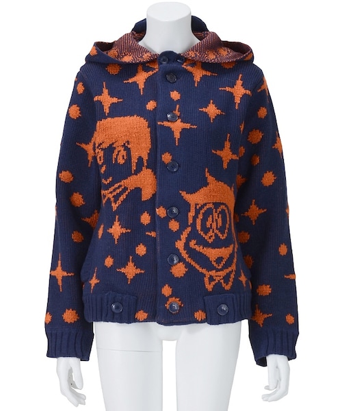 Ne-net（ネネット）の「夢いっぱいニット / コート（ジャケット/アウター・レディース・off white/blue/navy・02）」の3枚目の写真