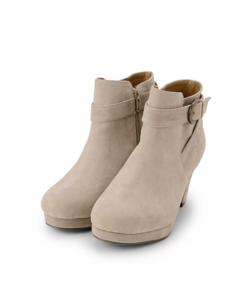 MAJESTIC LEGON(マジェスティックレゴン)の「【予約】♭クロスベルトブーツ(シューズ・レディース・ベージュ/ブラウン/グレー/ブラック・S(約22.0~23.0cm)/M(約23.0~24.0cm)/L(約24.0~25.0cm))」の7枚目の写真