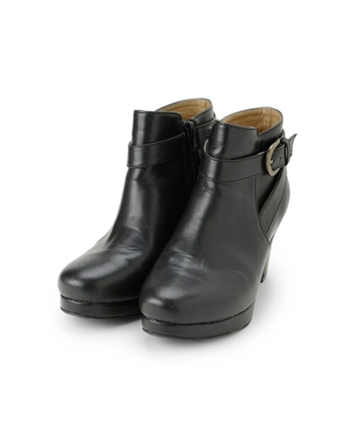 MAJESTIC LEGON(マジェスティックレゴン)の「【予約】♭クロスベルトブーツ(シューズ・レディース・ベージュ/ブラウン/グレー/ブラック・S(約22.0~23.0cm)/M(約23.0~24.0cm)/L(約24.0~25.0cm))」の2枚目の写真